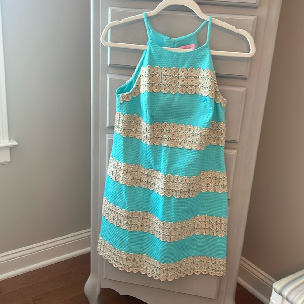 Lily Pulitzer Aqua Blue Dress